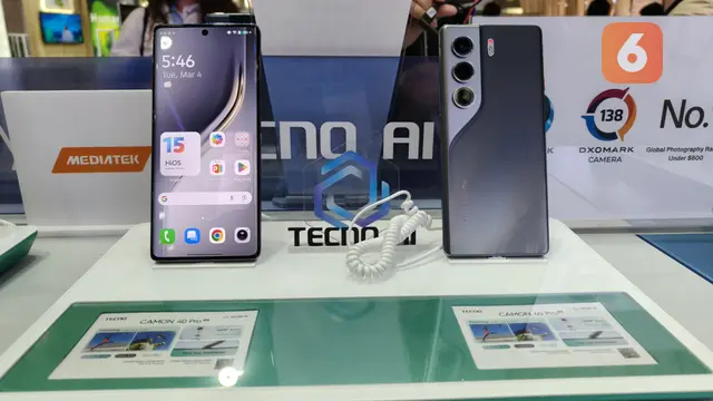 anhdepblog.com, Jakarta Tecno Camon 40 Pro 5G baru saja diperkenalkan di MWC 2025 langsung menarik perhatian berkat skor DxOMARK yang mengesankan. Smartphone ini dinilai sebagai perangkat dengan kamera terbaik di kelas harga di bawah USD 500 (Rp 8,1 jutaan). 